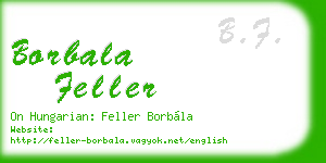borbala feller business card